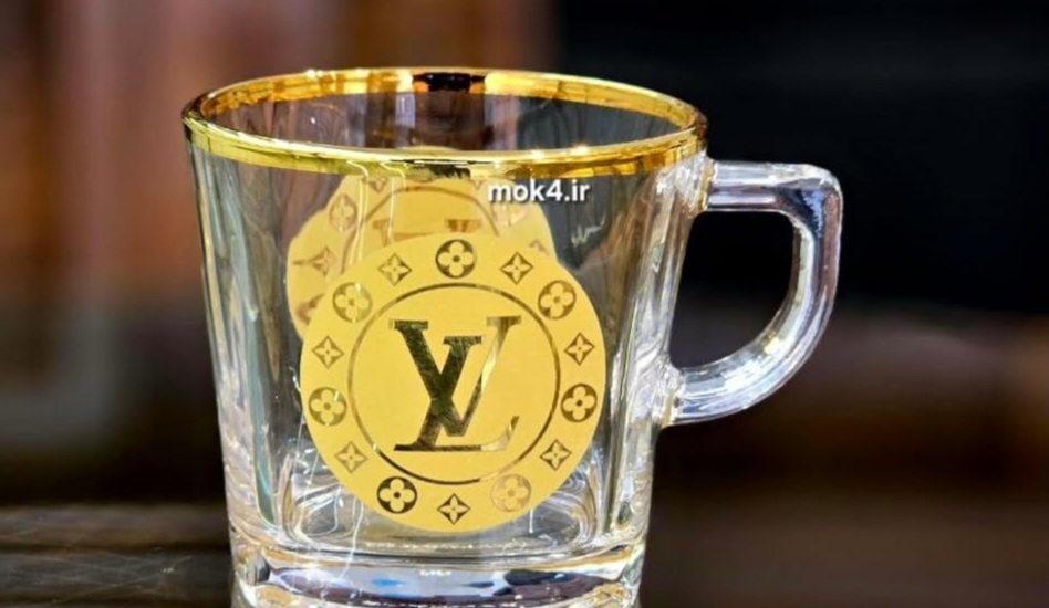 فنجان کار ورساچه لب طلایی